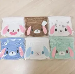 【コンプリート】シュガーバニーズ　ふわふわ巾着 ver.2　6個セット