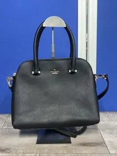 【美品】ケイトスペード ショルダーバッグ 2way レザー　ブラック