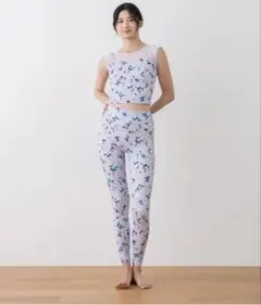 SUKALA エンブロイダリープリントレギンス マルチピンク Sサイズ LAVA