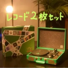 ミセスグリーンアップル レコードプレイヤー＆レコード2枚のセット