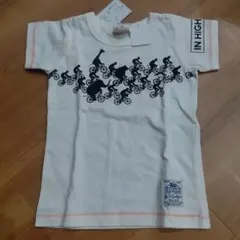 自転車に乗る動物たちのグラフィックTシャツのサムネイル