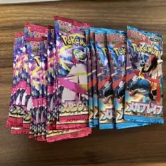 ポケモンカードゲーム 27パック　メガシンフォニア18パック、ブレイブ9パック