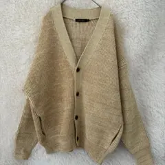 niko and… Vネックカーディガン イエロー系　S