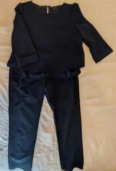 ANGELIEBE マタニティ　ネイビー セットアップ パンツ