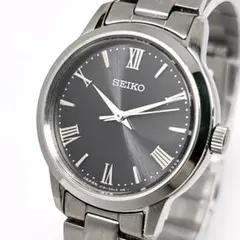 SEIKO ソーラーSBPL011 腕時計 文字盤ブラック　稼働 SEIKO ソーラーSBPL011 腕時計 文字盤ブラック 稼働 - メルカリ