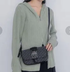 JEANASIS ジャガードモノグラム ショルダーバッグのサムネイル