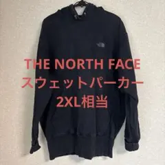 り*う様 ノースフェイス パーカー 2XL相当 ブラック フェード USA製 綿