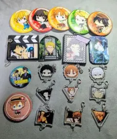 文豪ストレイドッグス 缶バッジ チャーム まとめ売り