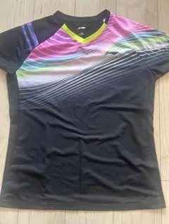 リーニン⭐︎レディースXLサイズ・シャツブラックバドミントンテニス