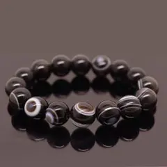 高品質 天然石 天眼石ブレスレット 10mm パワーストーン 魔除け 目玉模様