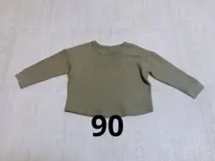 ユニクロ　長袖　トップス　90 緑