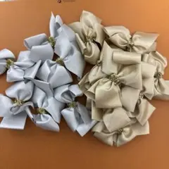 ヘアピン リボン 銀x5 金x9 新品未使用