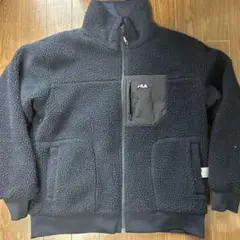 FILA フリースジャケット リバーシブル　オーバーサイズ
