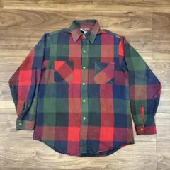 好配色USA製 80s BIG MAC ビンテージ ヘビーネルシャツ Mサイズ