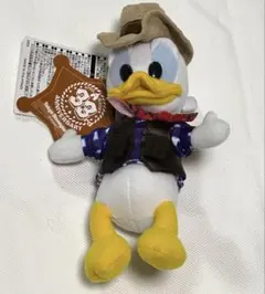 ディズニー ランド ドナルド ドナルドダック ぬいぐるみバッチ ぬいバ 33th