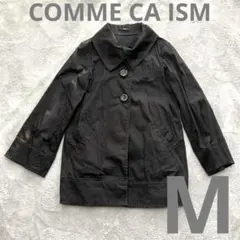 美品　コムサイズム　コート　Mサイズ　ブラック　かっこいい　シック