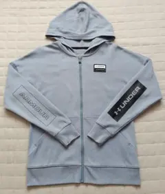 アンダーアーマー 水色パーカーYXL160cm