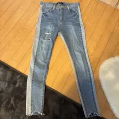Roger&Raw バイカラースキニーデニム Mサイズのサムネイル