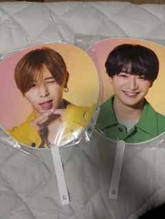 Hey! Say! JUMP 山田涼介、知念侑李ジャンボうちわ PULL UP!のサムネイル
