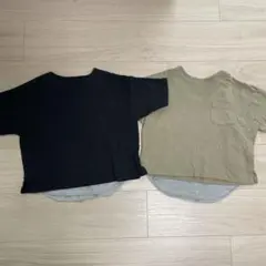 FREAK'S STORE レイヤード Tシャツ 2枚セット110のサムネイル