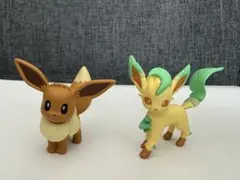 ポケモン　フィギュアセット　イーブイ リーフィア　吉野家