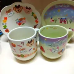 ダッフィー　15周年　ハロウィン　スーベニアカップ　プレート　4点セット