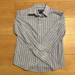 CHEROKEE ストライプ 長袖シャツ 青　白