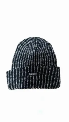 Supreme Rainbow Loose Gauge Beanie Black