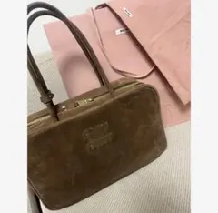 MIUMIU ミュウミュウ ボー 編み込み レザー ハンドバッグ 超希少 