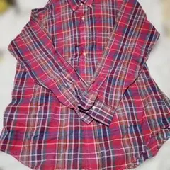 CLEVE チェック柄 長袖シャツ 100%コットン　Mサイズ