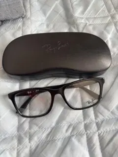 Ray-Ban RX7185F クリアレンズ眼鏡 専用ケース付き