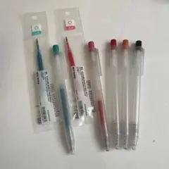 無印良品　ボールペン 0.5mm 本体5色セット