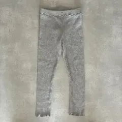 ZARA ザラ メロウ リブニットレギンス グレー 4-5years 110