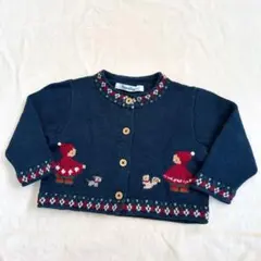 最終お値下げ！familiar❤️70センチ　ファミリア カーディガン