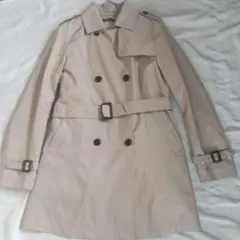 エヌライン　プレシャス　ショート丈ダブルトレンチコート 撥水加工　13 XL