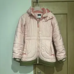 patagonia 子供用ジャケット XL (14) ピンク/グリーン