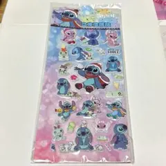 スティッチ　ボンボンドロップシール　ぷくぷくシール