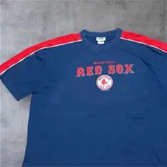 LeeボストンレッドソックスtシャツMLBネイビーXL