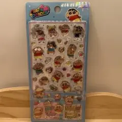 海外正規品 クレヨンしんちゃん 3Dシール 青①