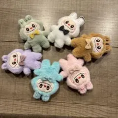 新春特典！海外大人気ラブブなリボン付きぬいぐるみ8個セット