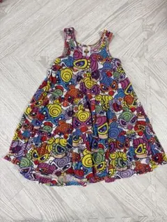 ヒスミニ　総柄ワンピース　90