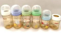 ピジョン哺乳瓶 6本セット 　まとめ売り240ml4本　160ml2本