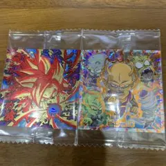 ドラゴンボールウエハース　ゴジータ　サイヤ人4 技レア極天下一の伝説