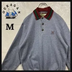 ◇ ［裏起毛］ OURAGAN M サイズ 厚手 シャツ トレーナー E33