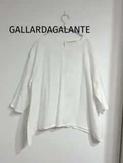 最終お値下げGALLARDAGALANTE リネン混 7分袖チュニック