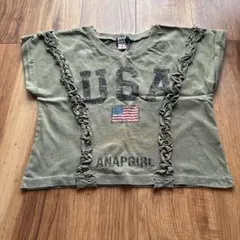 ANAP GIRL USAプリント Tシャツ Sサイズ　120〜130センチ