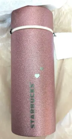 スターバックス　バレンタイン2025　ステンレスグリッター355ml