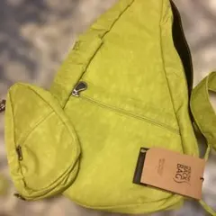 HEALTHY BACK BAG ショルダーバッグ ライムグリーン大と小の２個のサムネイル