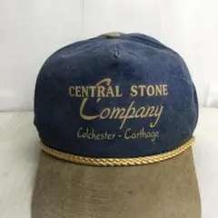 【USA古着】CENTRAL STONE　アメリカ企業　ビンテージ　キャップのサムネイル