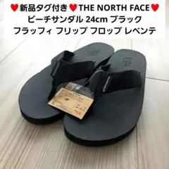 【新品】THE NORTH FACE ビーチサンダル 24cm ブラック 完売品のサムネイル